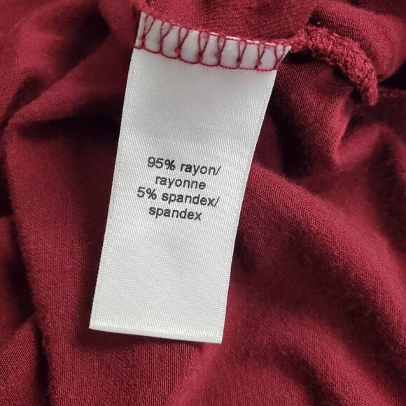Maurices Women’s Burgundy Open Front Cardigan Sweater Small - Picture 6 of 7